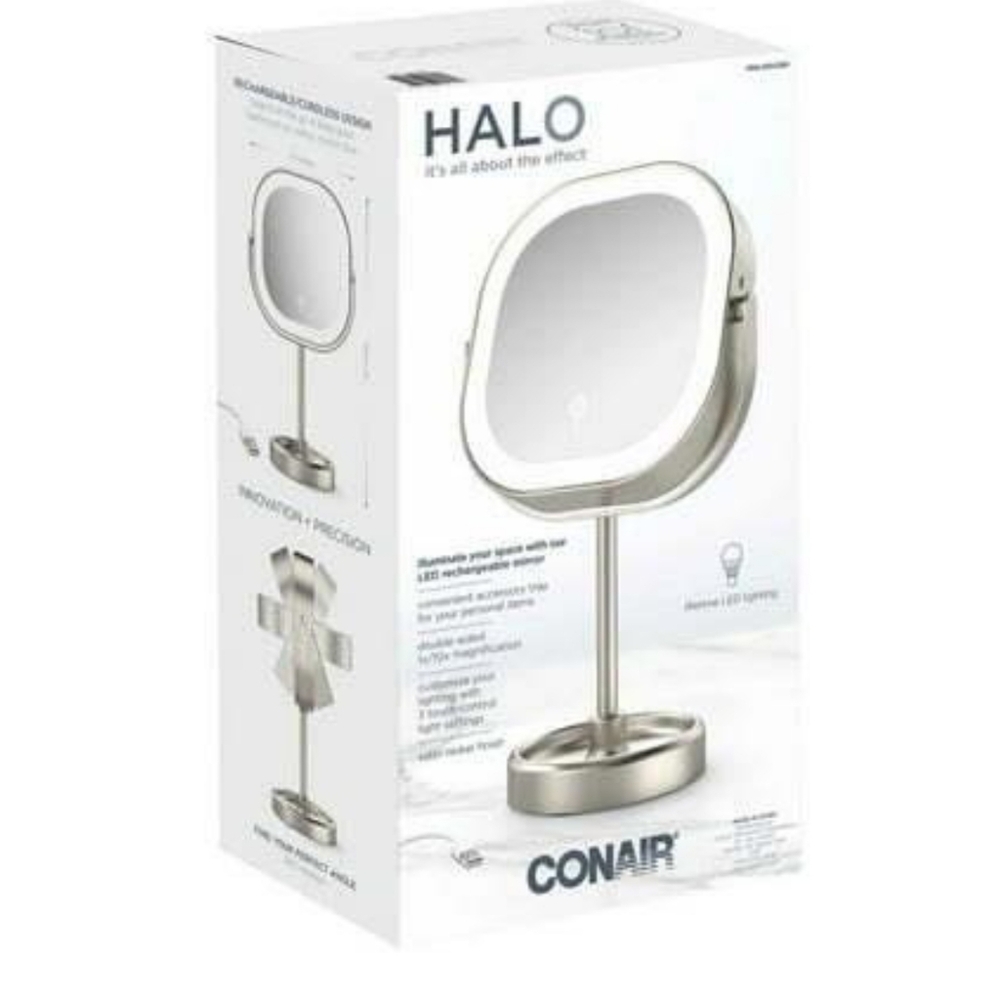 Conair Halo LED Vanity Mirror - Silver